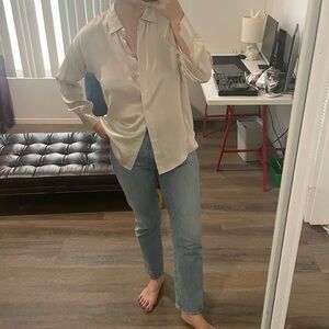 Everlane silk shirt